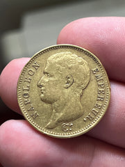 40 Francs Napoleon Empereur - 1807 M - Rare (4994 Exemplaires)