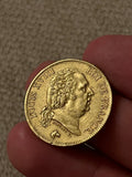 40 Francs Louis XVIII - 1816 L - Bayonne -  Or - RARE ! 3300 exemplaires